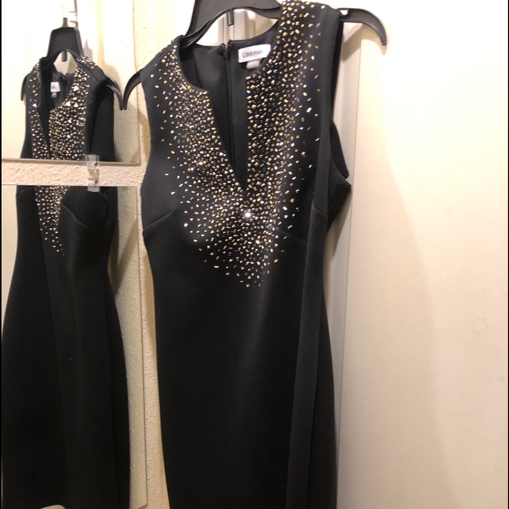 Black Size 4 Calvin Klein Dress